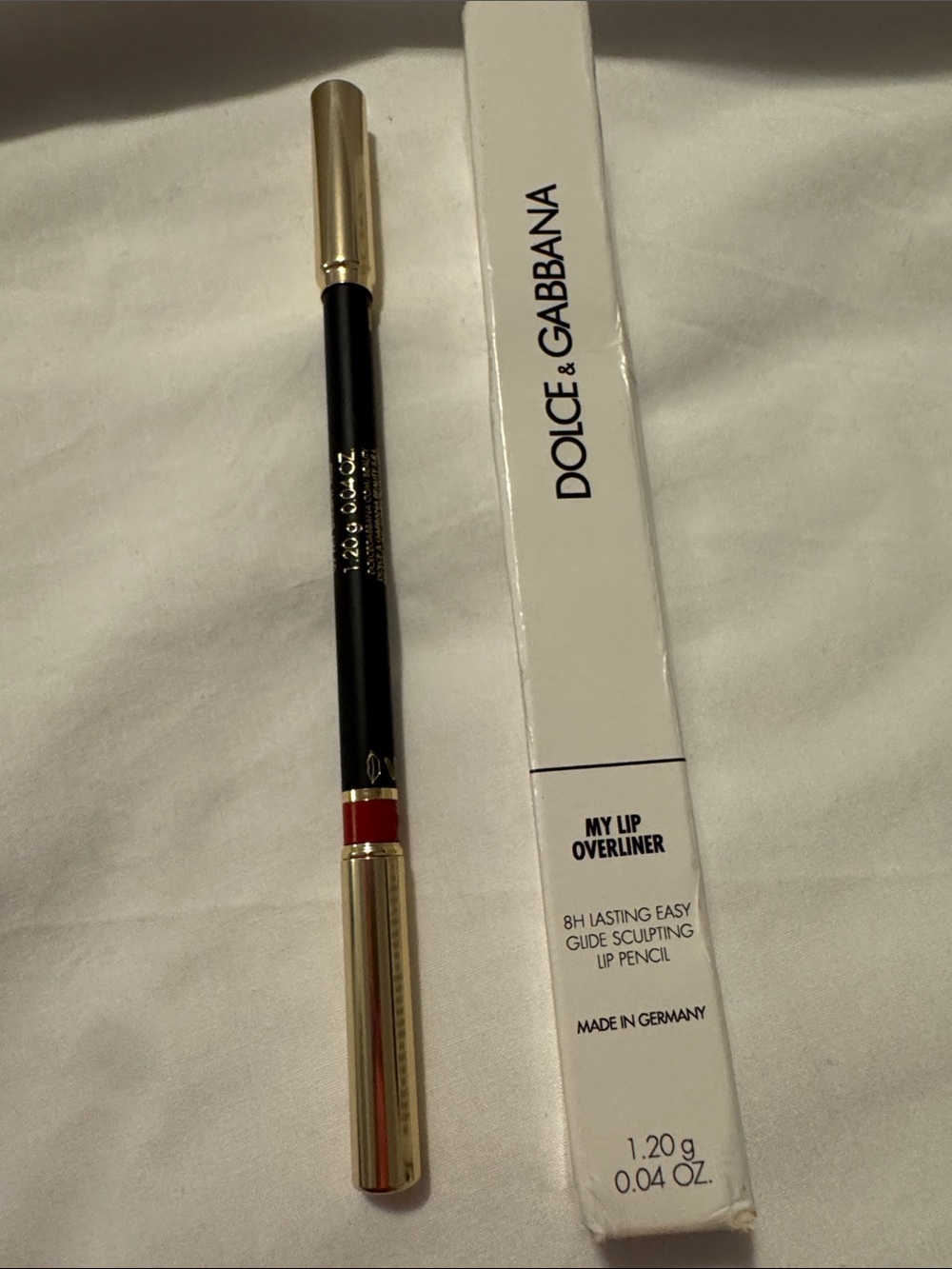 Dolce & Gabbana Lip Overliner Pencil My Bright Red #9 NIB